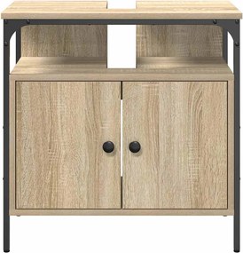 vidaXL Ντουλάπι Μπάνιου Μπεζ 60 x 30 x 60 cm Επεξεργασμένο ξύλο