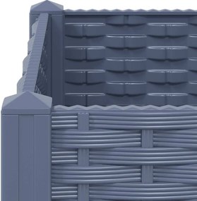 vidaXL Ζαρντινιέρα 80 x 80 x 38 εκ. από Πολυπροπυλένιο