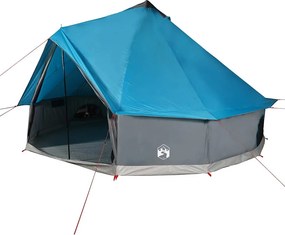 vidaXL Σκηνή Οικογενειακή Tipi 10 Ατόμων Αδιάβροχη Μπλε