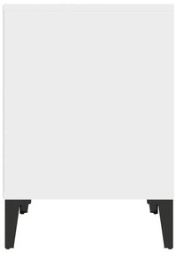 vidaXL Κομοδίνα 2 τεμ. Λευκά 40 x 35 x 50 εκ.