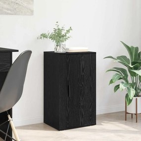 vidaXL Πλαϊνό γραφείο Μαύρη δρυς 40 x 33 x 70 εκ. Επεξεργασμένο ξύλο