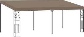 vidaXL Κιόσκι Επιτοίχιο Taupe 6 x 3 x 2,5 μ.