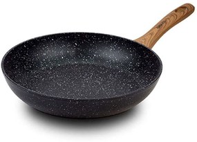 Τηγάνι Αντικολλητικό Nature 10-144-102 26cm Black-Brown Nava 26cm Aluminium