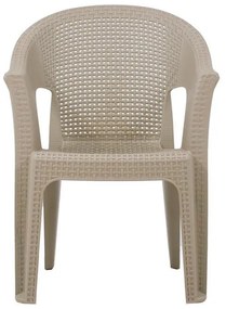 Καρέκλα Melina Fylliana Μπέζ 62x43x86 εκ. 62x43x86 εκ.