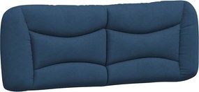 vidaXL Κρεβάτι με Στρώμα Hvar Μπλε 180x200 εκ. Υφασμάτινο