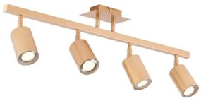 Απλίκα Φωτιστικό Τοίχου 4xGU10 IP20 Ασημί 9082-4-Silver Inlight-9082-4-Χρυσό 9082-4