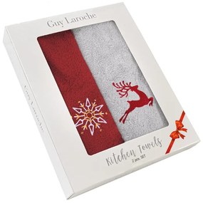 Σετ Χριστουγεννιάτικες Πετσέτες Christmas Towels Set 3 2x(35X50) - Saint Clair