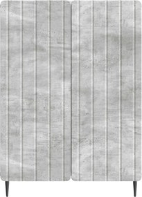 vidaXL Πλαϊνό γραφείο Γκρι Σκυροδέματος 66 x 34,5 x 92 εκ.