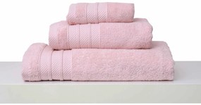 Σετ 3 Πετσέτες 30x50, 50x100, 70x140 Soft 1 Blush Pink Anna Riska