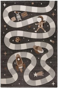 Χαλί Yolo 64186 896 Grey-Brown Βιοκαρπέτ 200X250cm