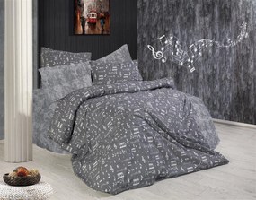 Πάπλωμα Polycotton Υπέρδιπλο 220x240εκ. Πεντάγραμμο 445 Grey DimCol