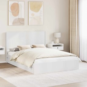 vidaXL Καλάθι με αποθήκη και κεφαλάρι Λευκό 160 x 200 cm