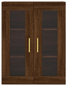 vidaXL Ντουλάπι Τοίχου Καφέ Δρυς 69,5 x 34 x 90 εκ.