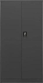 vidaXL Φοριαμός Ανθρακί 90 x 40 x 180 εκ. Ατσάλινος