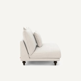 Πολυθρόνα τύπου chaise longue από βελούδινο chenille, Lazare