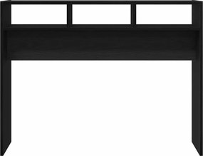 vidaXL Τραπέζι κονσόλας Μαύρη δρυς 105 x 30 x 80 εκ.
