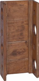 vidaXL Ράφι Καφέ 24 x 13 x 54 εκ Στερεό ξύλο Μαόνι