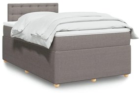 ΚΡΕΒΑΤΙ BOXSPRING ΜΕ ΣΤΡΩΜΑ TAUPE 120X190 ΕΚ. ΥΦΑΣΜΑΤΙΝΟ 3287413