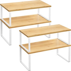 Ράφια Οργάνωσης (Σετ 2τμχ) Songmics KCS210W01V1