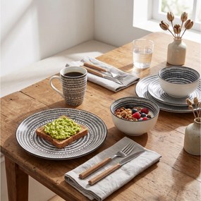 ΠΙΆΤΑ - ΣΕΤ ΔΕΊΠΝΟΥ/ΚΑΦΈ DINNER SET PORCELAIN 16PCS