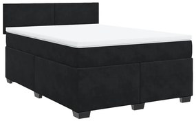 ΚΡΕΒΑΤΙ BOXSPRING ΜΕ ΣΤΡΩΜΑ ΜΑΥΡΟ 140X200 ΕΚ. ΒΕΛΟΥΔΙΝΟ 3286326