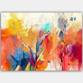 Πίνακας Καμβάς 441HPE1654 100x70cm Multi Wallity Οριζόντιοι Ξύλο, Καμβάς