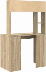 vidaXL Γραφείο Δρύς Sonoma Επεξεργασμένο Ξύλο 91 x 50 x 149 εκ