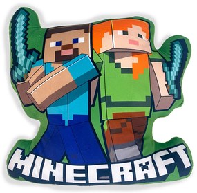 Βελουτέ Διακοσμητικό Μαξιλάρι Dimcol 3D Minecraft 18
