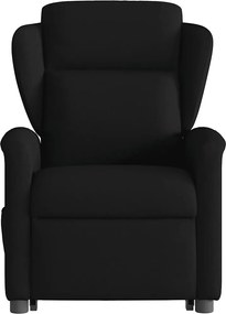 vidaXL Πολυθρόνα Ηλεκτρική Ανακλινόμενη με Ανύψωση Μαύρη Υφασμάτινη