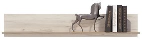 Ράφι τοίχου Umbria ZP Λευκός Δρύς - Γκρί Δρύς 138x19.5x24 εκ. 138x19.5x24 εκ.