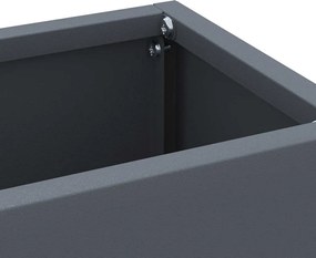 vidaXL Βάση ομπρέλας βροχής Ανθρακί 28 x 12 x 41 εκ Ατσάλι