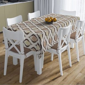 Καρέ Αλέκιαστο Cyclops 460 Beige DimCol 90X90cm Βαμβάκι-Πολυέστερ