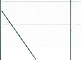 vidaXL Στύλος Περιφράξεων Γκρι 50 x 1,5 μ (δίχτυ 50 χιλ)