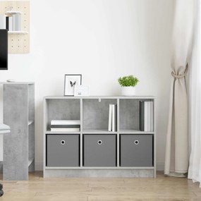 vidaXL Πλαϊνό γραφείο Σκυρόδεμα Γκρι 88,5 x 27,5 x 63,5 εκ