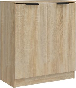 vidaXL Ντουλάπια 2 τεμ. Sonoma Δρυς 60x30x70 εκ. Επεξεργασμένο Ξύλο