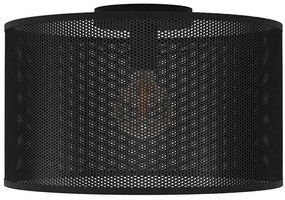 Φωτιστικό Οροφής - Πλαφονιέρα Manby 43794 Φ45x28cm 1xΕ27 40W Black Eglo Steel