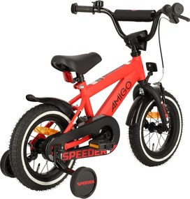 Speeder 12 Inch 21,5 cm Boys Coaster Brake Red/Black