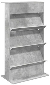 vidaXL Ράφι Περιοδικών Σκυρόδεμα Γκρι 70 x 41 x 126 εκ.