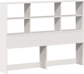 vidaXL Κρεβάτι Βιβλιοθήκη Χωρίς Στρώμα 140x200 εκ Μασίφ Ξύλο Πεύκο