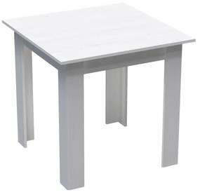 Τραπέζι Manka I  σε λευκή απόχρωση 80x80x77εκ