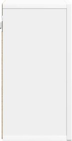 vidaXL Κρεμαστό ντουλάπι Λευκό 60 x 20 x 40 εκ Επεξεργασμένο ξύλο