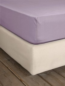 Σεντόνι Ημίδιπλο με Λάστιχο Unicolors - Pale Mauve - Nima Home