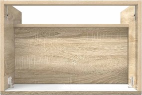 vidaXL Ντουλάπι κάτω από τον νιπτήρα Sonoma Δρυς 56 x 37,5 x 81 εκ