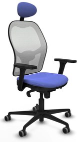 Καρέκλα γραφείου με κεφαλάρι Piqueras y Crespo 3D036G1 Ανοιχτό Μπλε