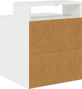 vidaXL Σπίτι Γάτας Λαμπερό Λευκό 42,5 x 40 x 53,5 εκ