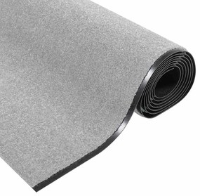 vidaXL Χαλάκι Εξώπορτας Γκρι και Μαύρο 120 x 350 εκ