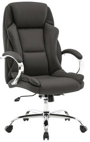 Καρέκλα γραφείου διευθυντή Verxian μαύρο pu 70x68x116εκ 70x68x116 εκ.