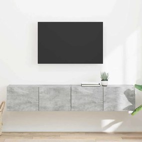 Ντουλάπι Τηλεόρασης Τοίχου 2 pcs Σκυρόδεμα 60 x 31 x 29.5 εκ