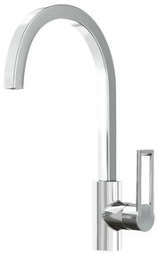 Sanitec Quattro Μπαταρία Κουζίνας Ψηλή Ultra Granite Inox