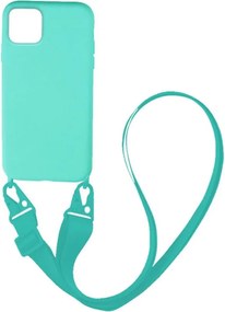 Θήκη Σιλικόνης με Strap CarryHang Sonique Apple iPhone 12 Pro Max Γαλάζιο